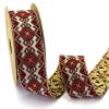 Jacquard Ribbon for Home Decor and Clothing Embellishment
