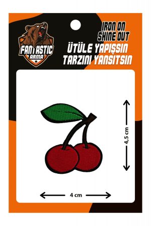 Iron on Patch for Clothing Cute Decoration Cherry Patch for Jeans, Bags, Arts Crafts, DIY