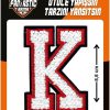 Iron on Patch Letter K Applique for Clothes, Dress, Hat, Jeans