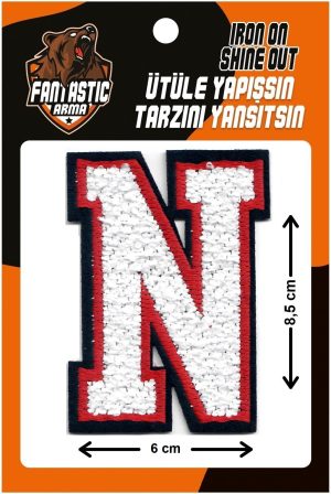 iron on patch letter n