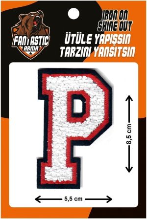 iron on patch letter p