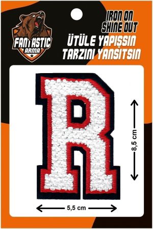 Iron on Letter Patch College R