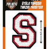 Iron on Patch Letter S - Sew on Patch for Clothes, Bags