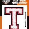 iron on patch letter t