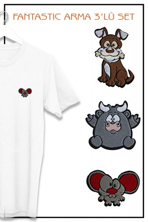 Iron on Patches 3Pcs Random Assorted Decorative Sew on Patches