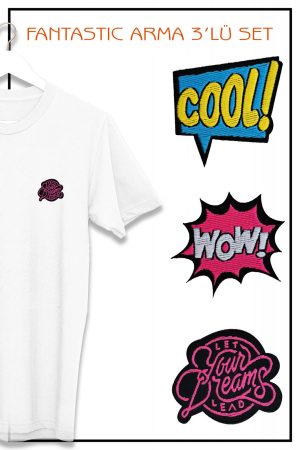 Iron on Patches 3Pcs Random Assorted Decorative Sew on Patches Your Dreams