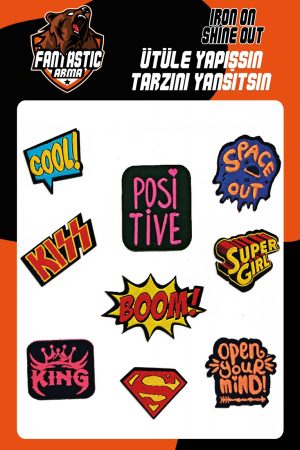 Iron on Patches Applique 9Pcs Random Assorted Decorative Patches