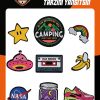 Iron on Patches 9Pcs Random Assorted Decorative Iron on/Sew on Patches Nasa/Space Theme