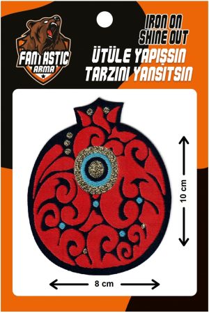 Pomegranate Iron on Patch Applique for Clothes, Dress, Hat, Jeans