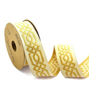 Gold Jacquard Trim
