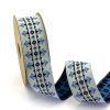 geometric jacquard ribbon
