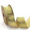 gold jacquard trim for clothing decor