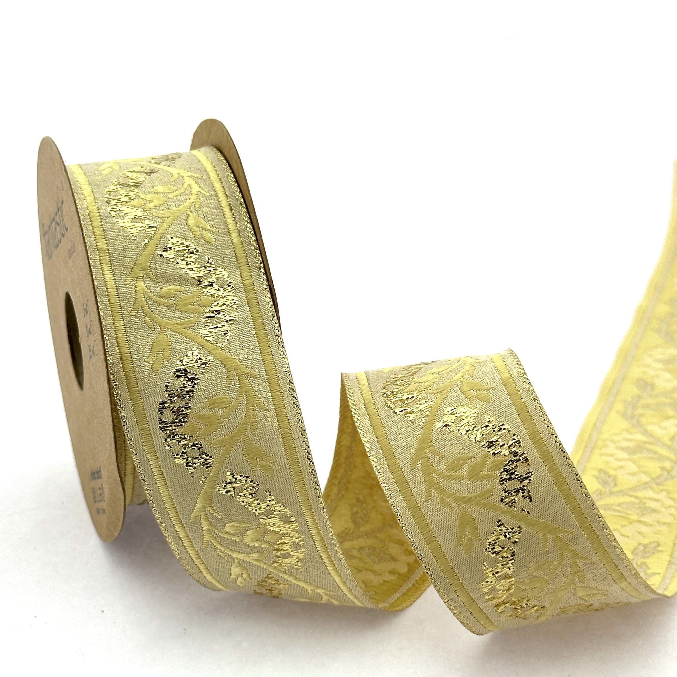 gold jacquard trim for clothing decoration