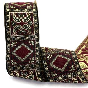 Jacquard Ribbon for Home Decor and Clothing Embellishment