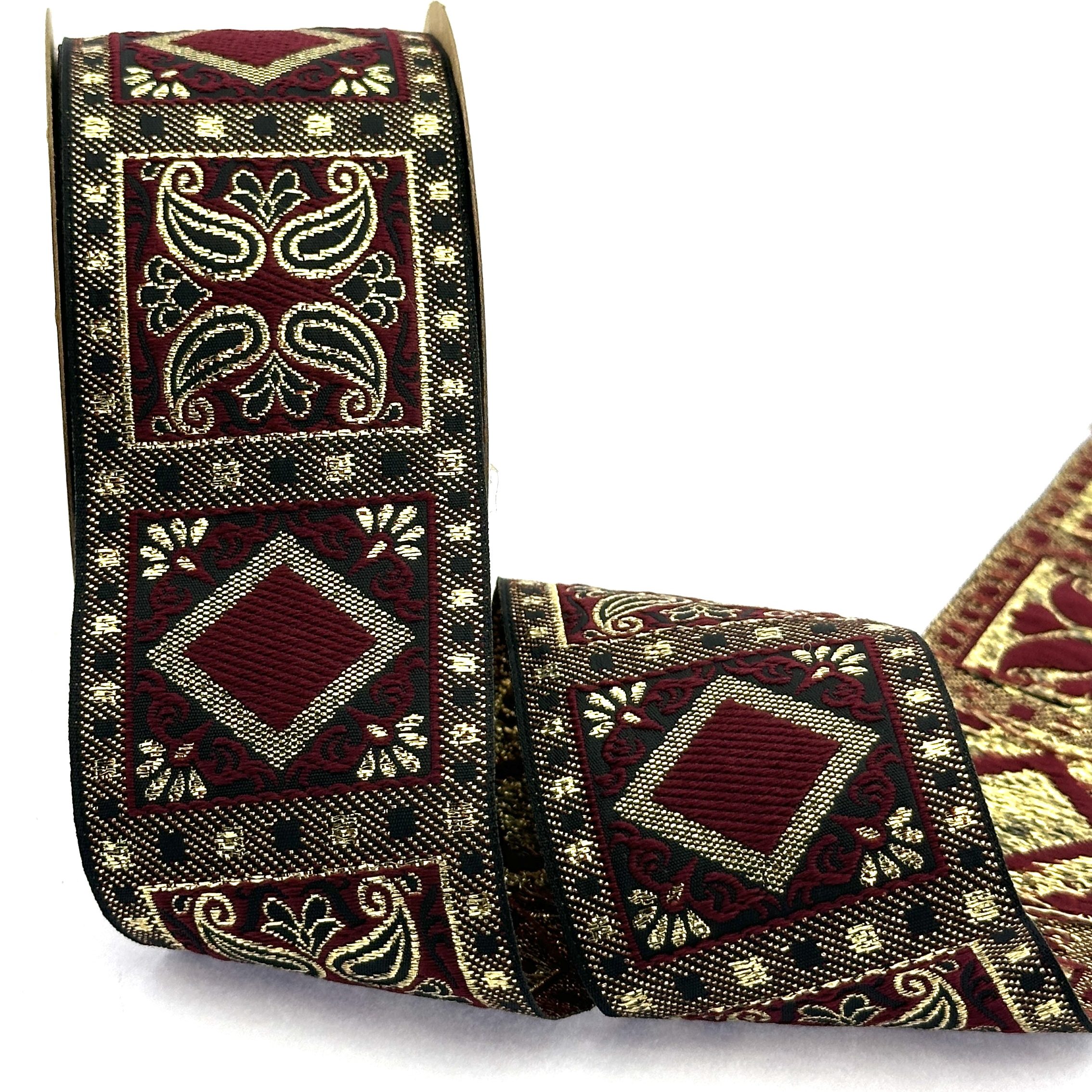 Jacquard Ribbon for Home Decor and Clothing Embellishment