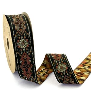 Jacquard Ribbon for Home Decor and Clothing Embellishment