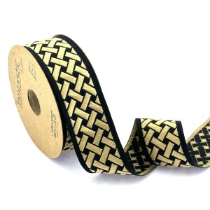 Embroidered Jacquard Ribbon for Fashion Decor