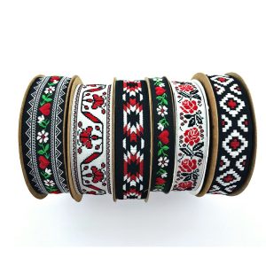 Colorful Jacquard Ribbon Set for Clothing and Home Decoration