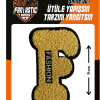 Letter F Iron/Sew on Patch