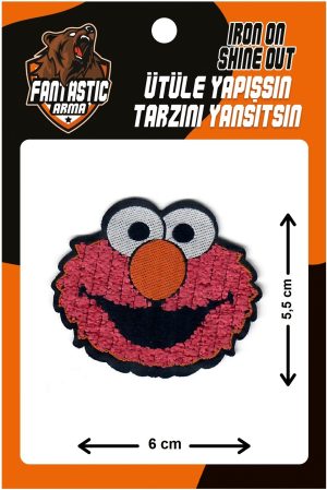 Iron on Plush Patch - Cookie Monster