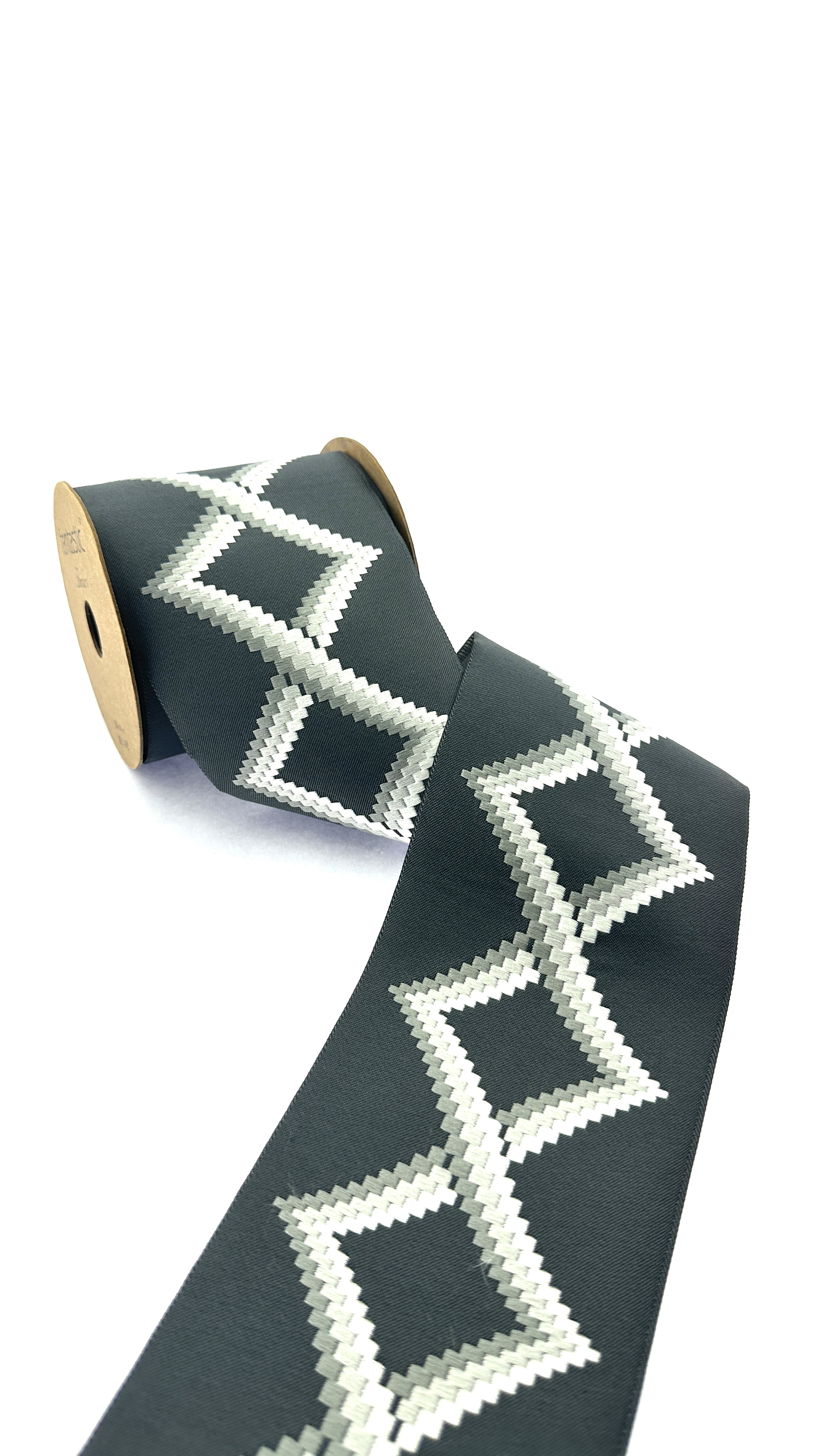3 Curtain Trim Embroidery Trim Tape, 3.93 inch Woven Trim for Pillows and Home Decor, Drapery Trim Tape, Window Treatment Trim 100201