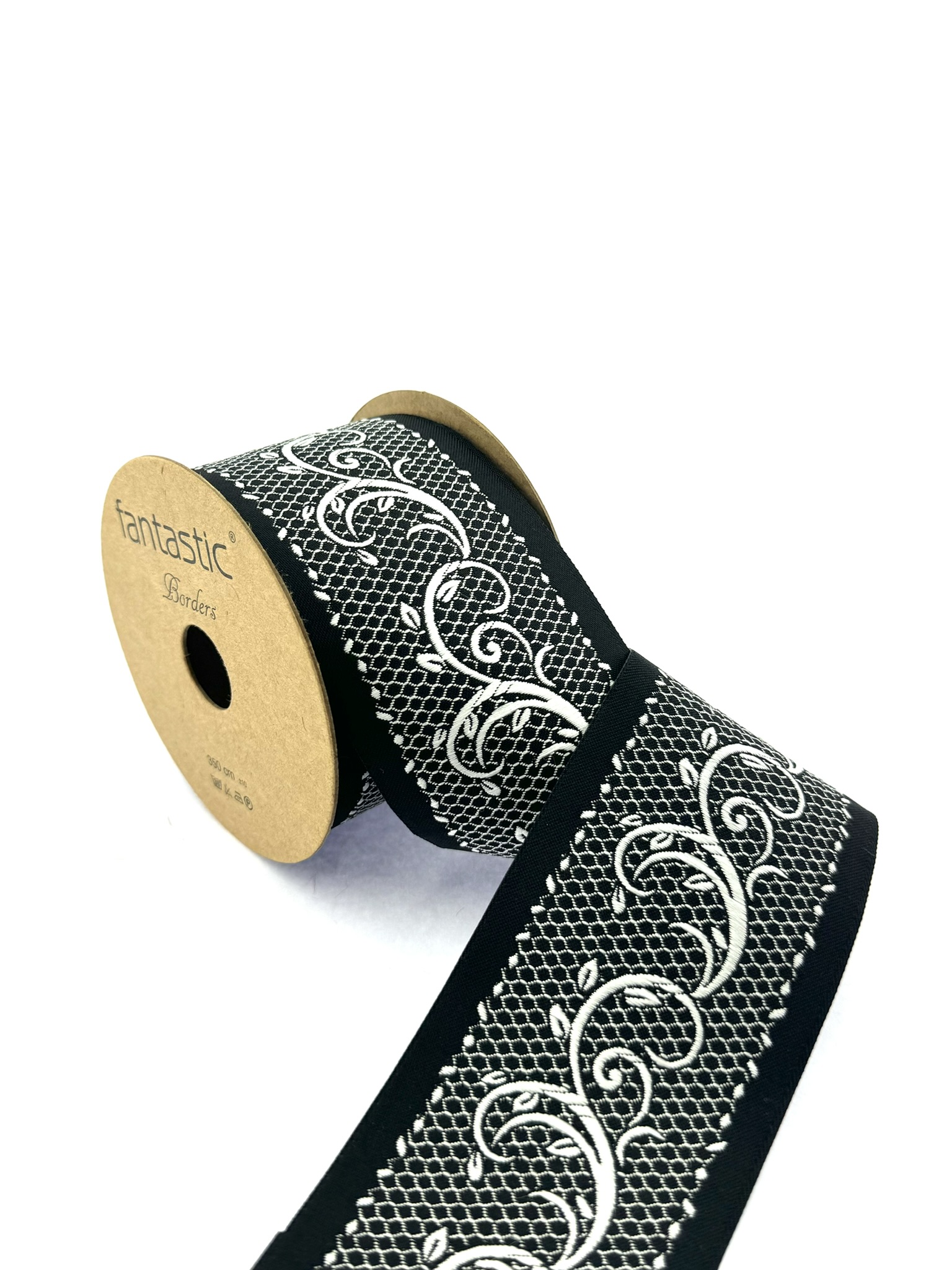 2.75 inch Drapery Trim for Curtains and Cushions, Jacquard Trim Tape for Home Decor 70189