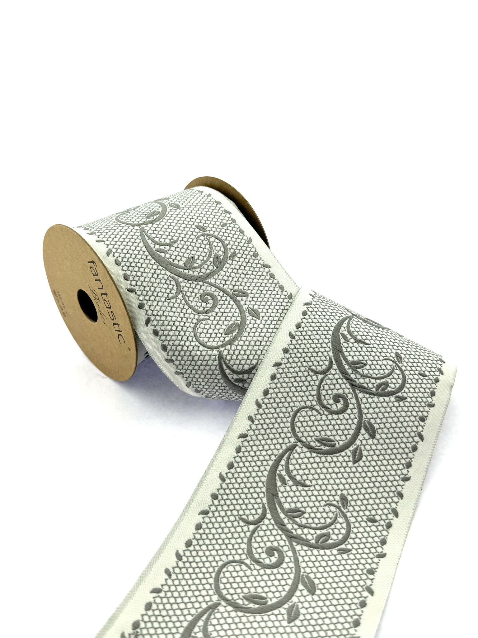 3.93 inch Curtain Trim, Jacquard Border for Curtains and Cushions, Jacquard Trim Tape for Home Decor 100189