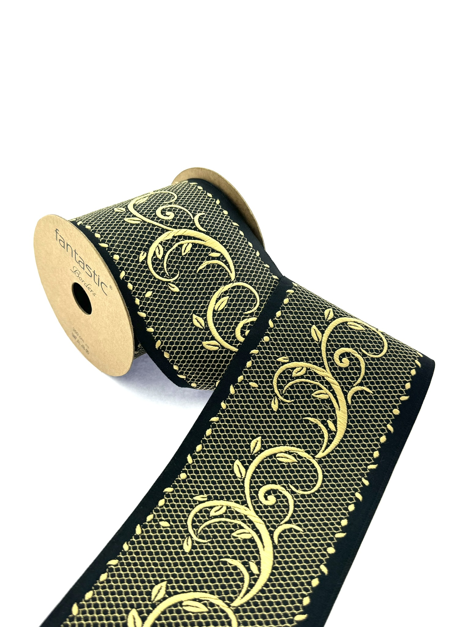 3.93 inch Curtain Trim, Jacquard Border for Curtains and Cushions, Jacquard Trim Tape for Home Decor 100189