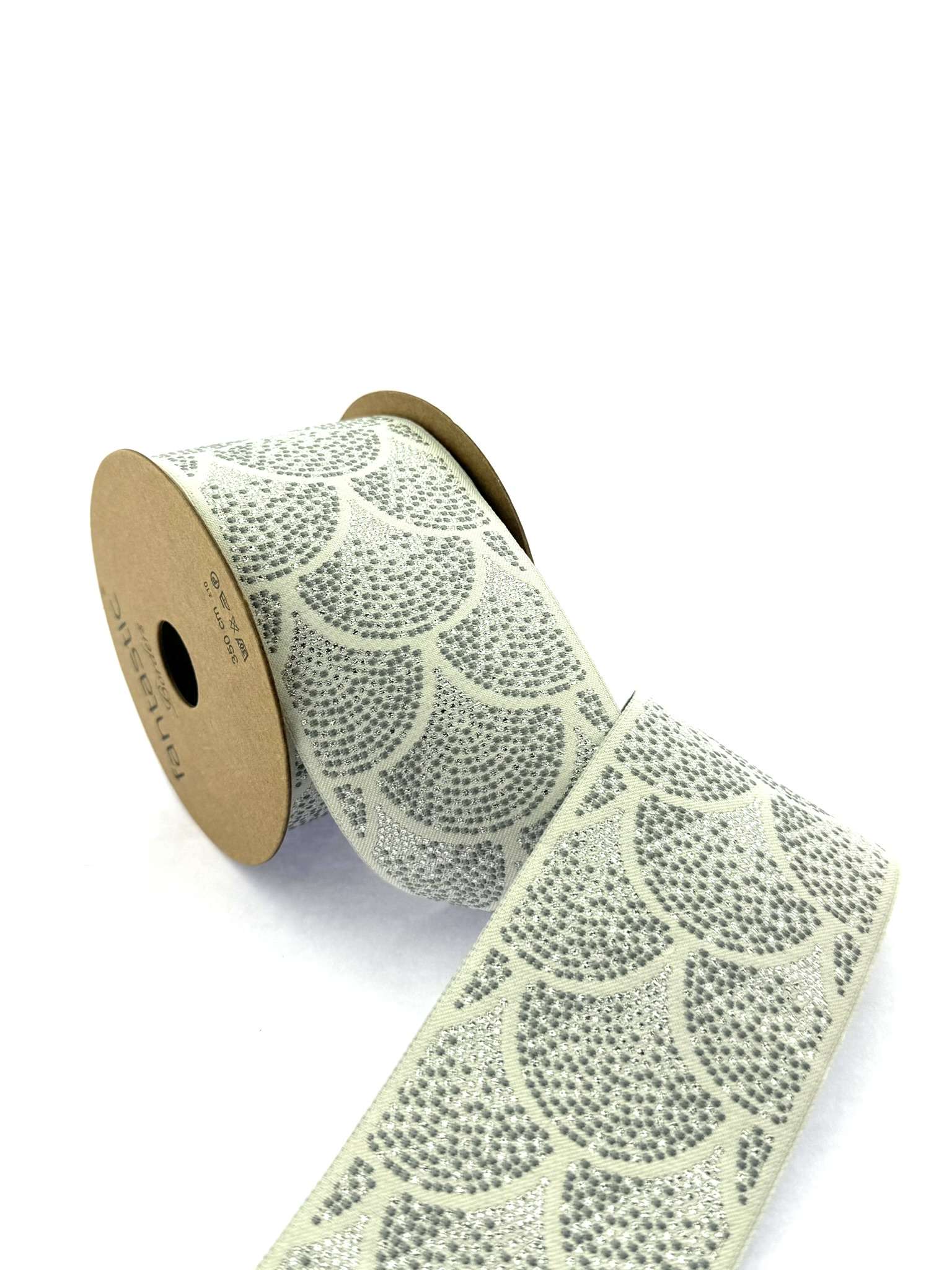 2.75 inch Curtain Trim, Jacquard Border for Curtains and Cushions, Jacquard Trim Tape for Home Decor 70200