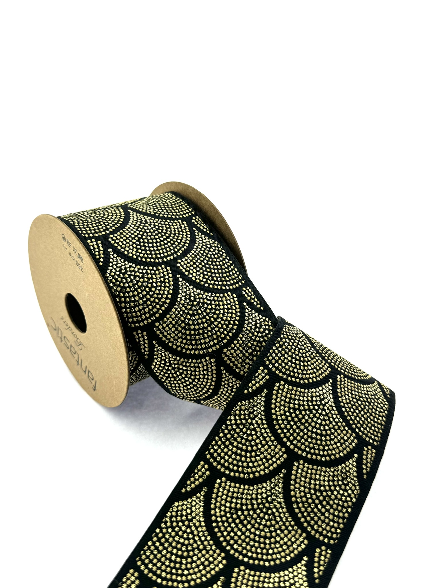 2.75 inch Curtain Trim, Jacquard Border for Curtains and Cushions, Jacquard Trim Tape for Home Decor 70200