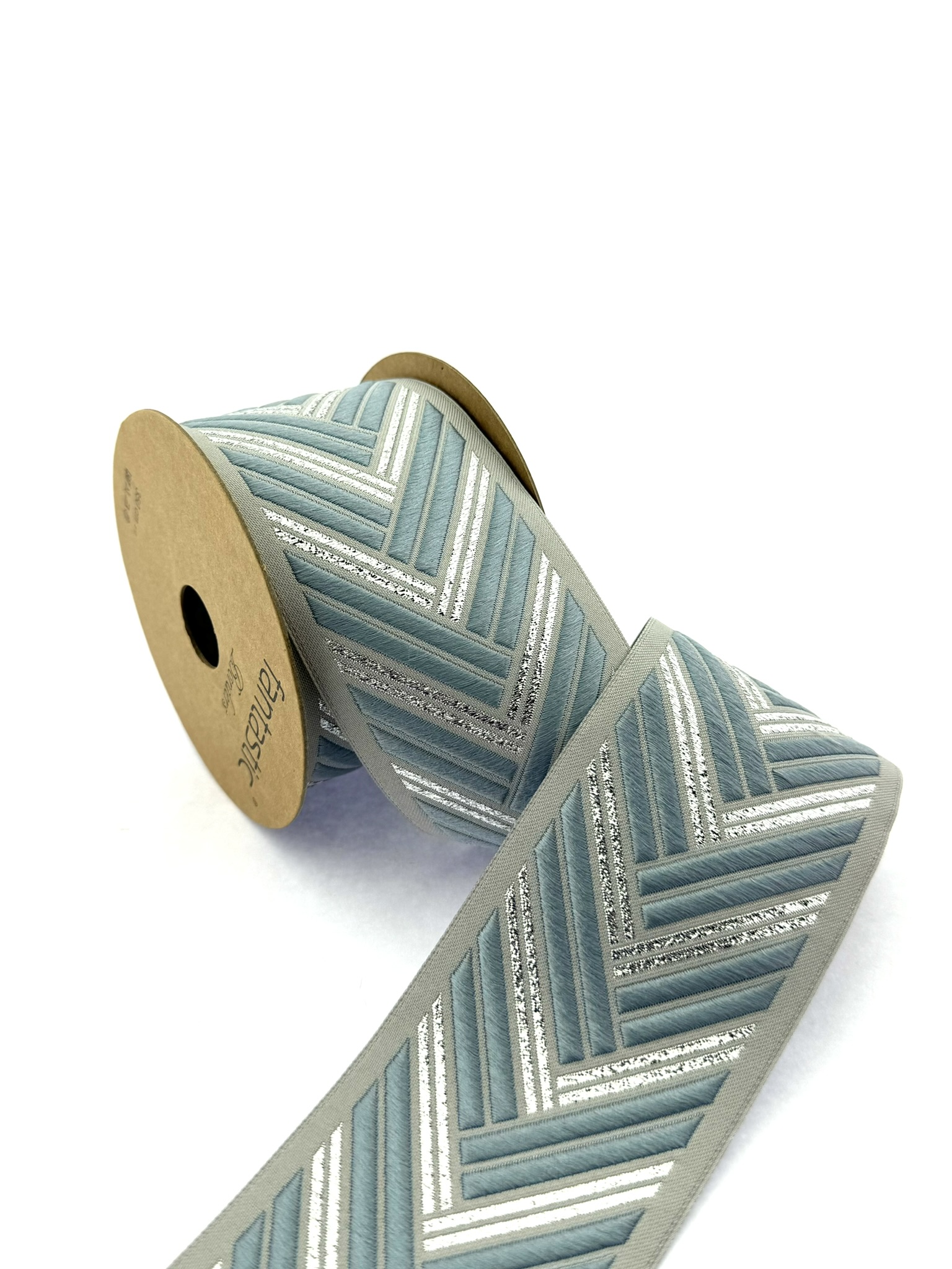 2.75 inch Curtain Trim, Jacquard Border for Curtains and Cushions, Jacquard Trim Tape for Home Decor 70180