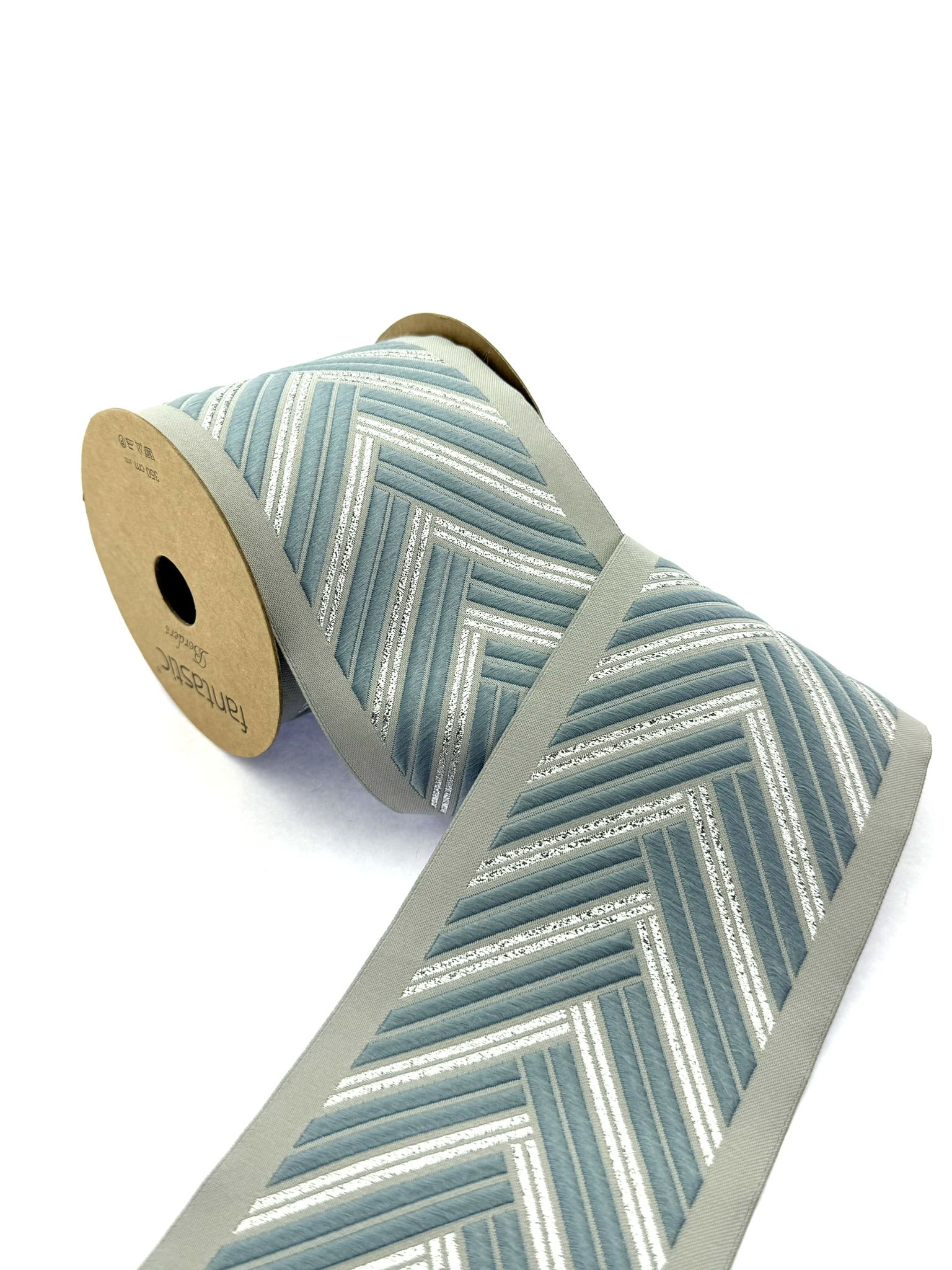 3.93 inch Curtain Trim, Jacquard Border for Curtains and Cushions, Jacquard Trim Tape for Home Decor 100180