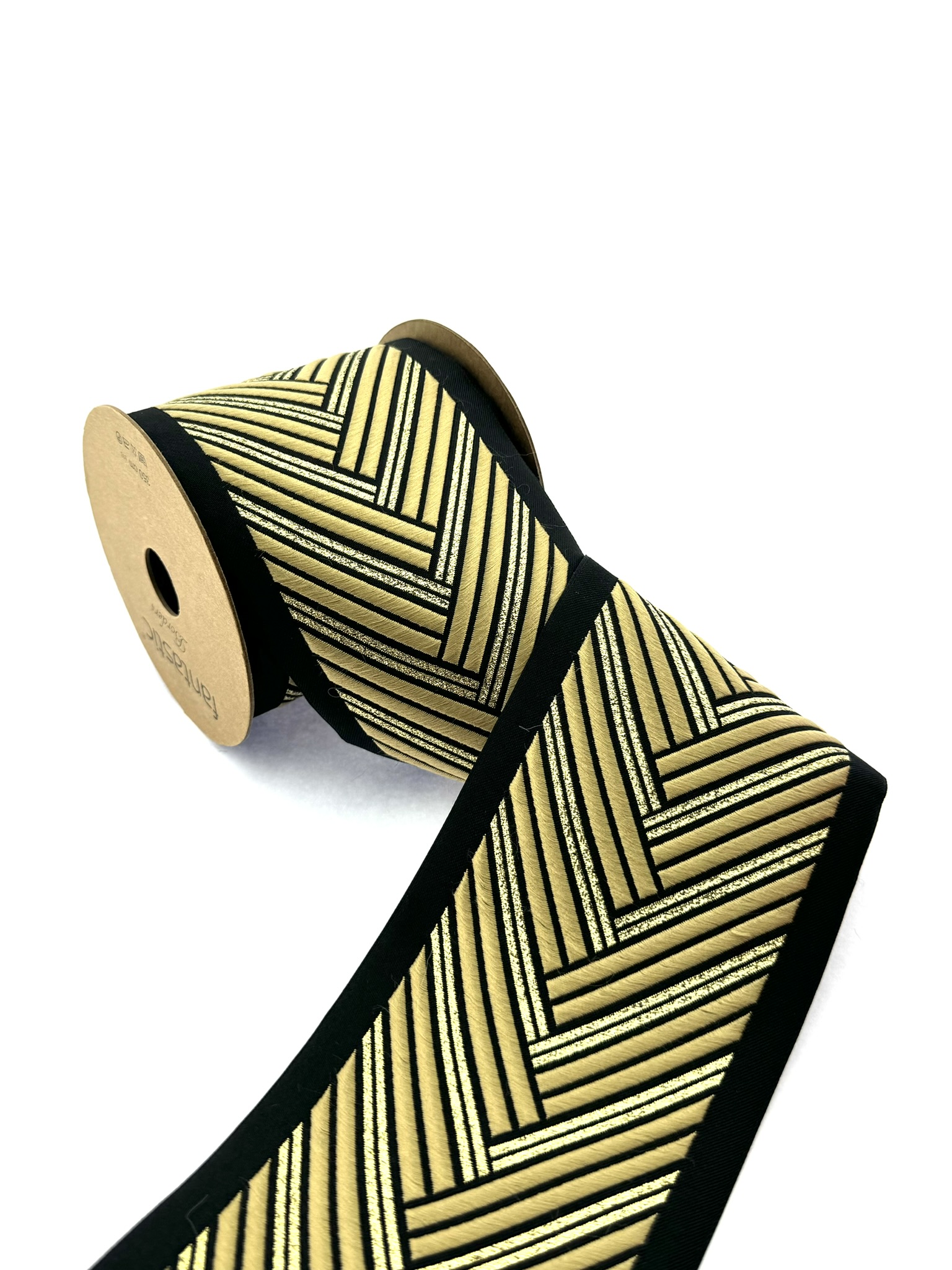 3.93 inch Curtain Trim, Jacquard Border for Curtains and Cushions, Jacquard Trim Tape for Home Decor 100180