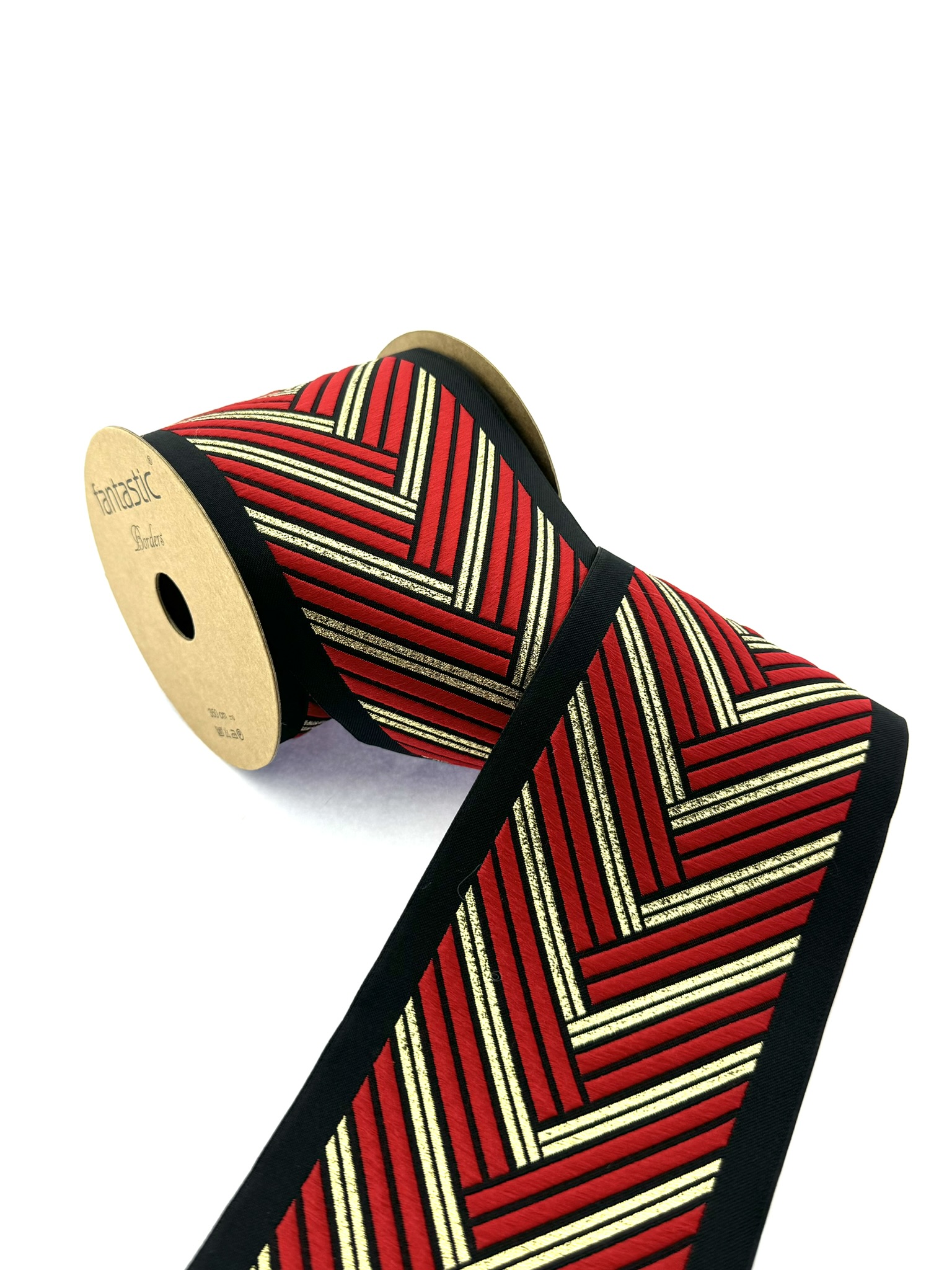 3.93 inch Curtain Trim, Jacquard Border for Curtains and Cushions, Jacquard Trim Tape for Home Decor 100180