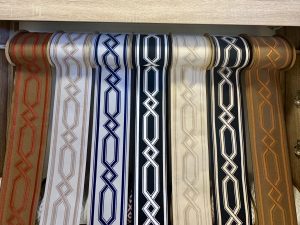 Drapery Banding Tape, Embroidery Trim, 3.93 inch Woven Trim for Pillows and Home Decor, Drapery Trim Tape, Window Treatment Trim 100178