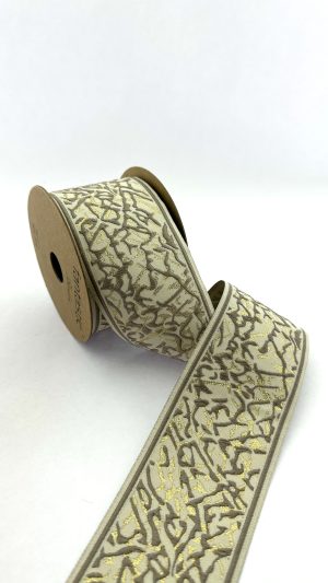 Upholstery Trim Tape, Decorative Curtain Trim, 2.75 inch Sewing Trim for Pillows and Home Decor, Drapery Trim Tape, Drapery Border 70195