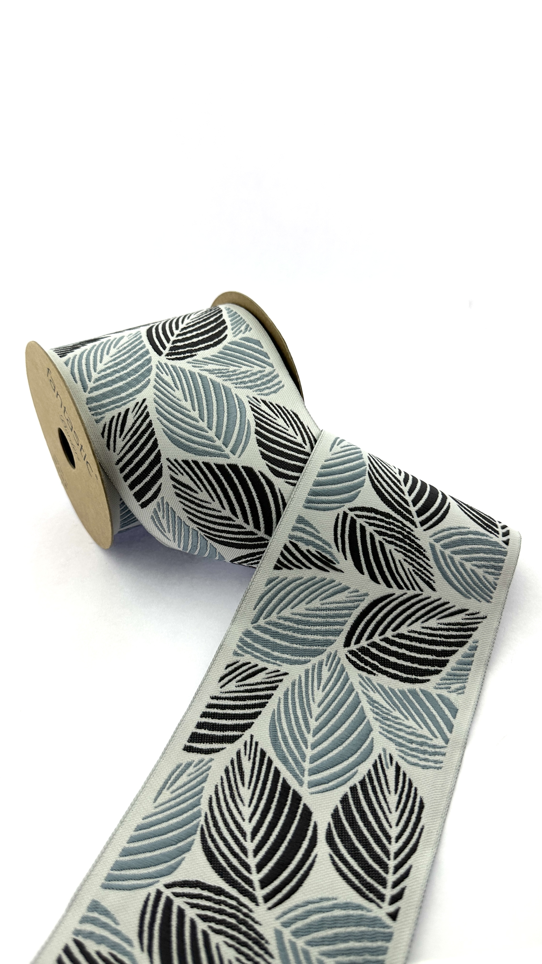 IMG_E7915 Curtain Trim Embroidery Trim Tape, 3.93 inch Woven Trim for Pillows and Home Decor, Drapery Trim Tape, Window Treatment Trim 100196