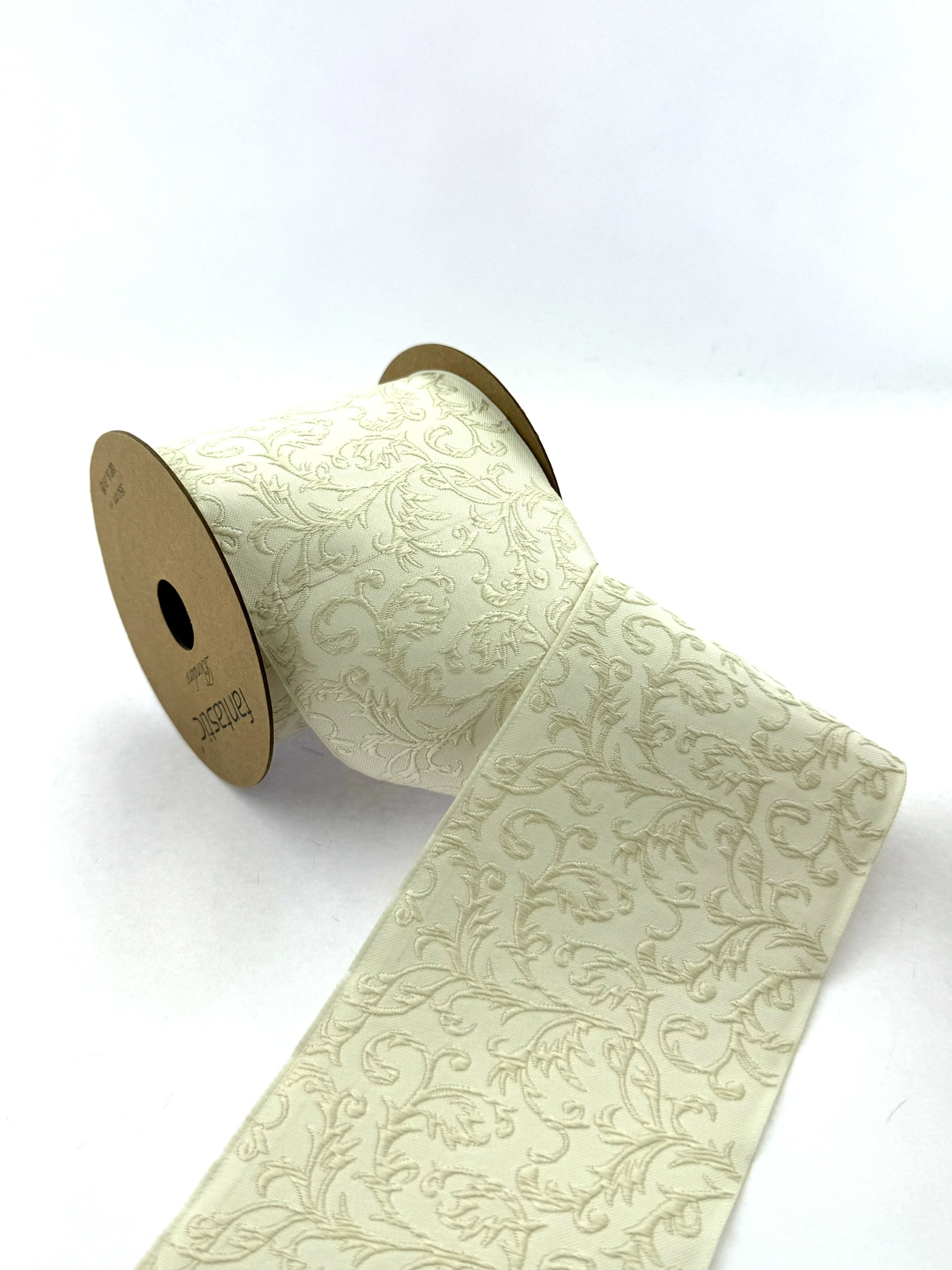 Designer Trim by the Yard, 3.93 inch Drapery Trim Tape for Curtains and Pillows, Decorative Jacquard Border Ribbon Trim, 100212