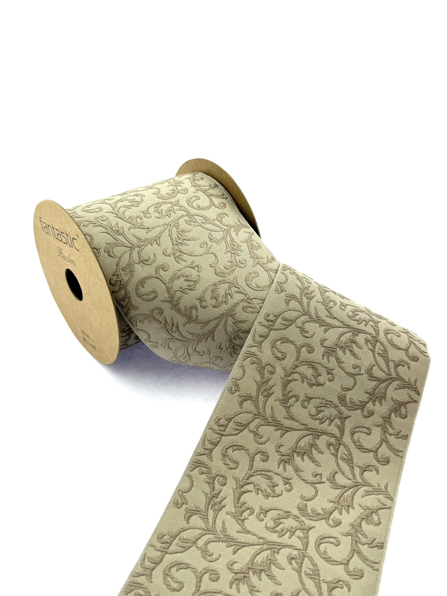 IMG_0325 Designer Trim by the Yard, 3.93 inch Drapery Trim Tape for Curtains and Pillows, Decorative Jacquard Border Ribbon Trim, 100212