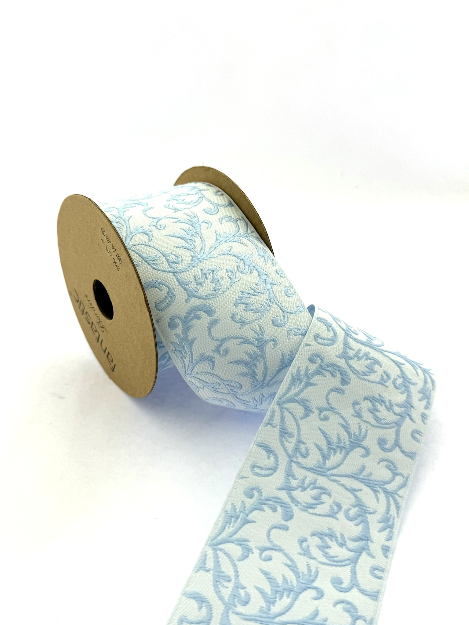 Designer Trim by the Yard, 2.75 inch Drapery Trim Tape for Curtains and Pillows, Decorative Jacquard Border Ribbon Trim, 70212