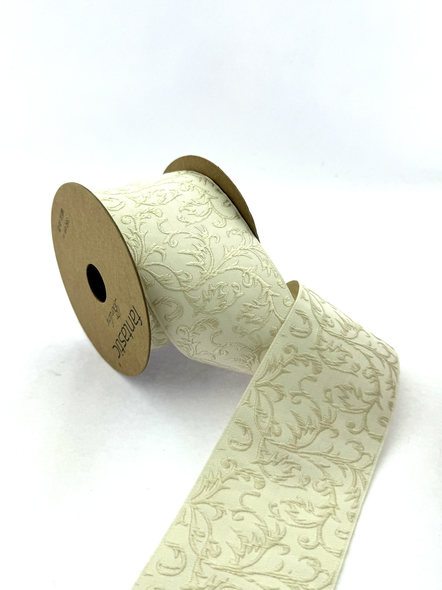 Designer Trim by the Yard, 2.75 inch Drapery Trim Tape for Curtains and Pillows, Decorative Jacquard Border Ribbon Trim, 70212