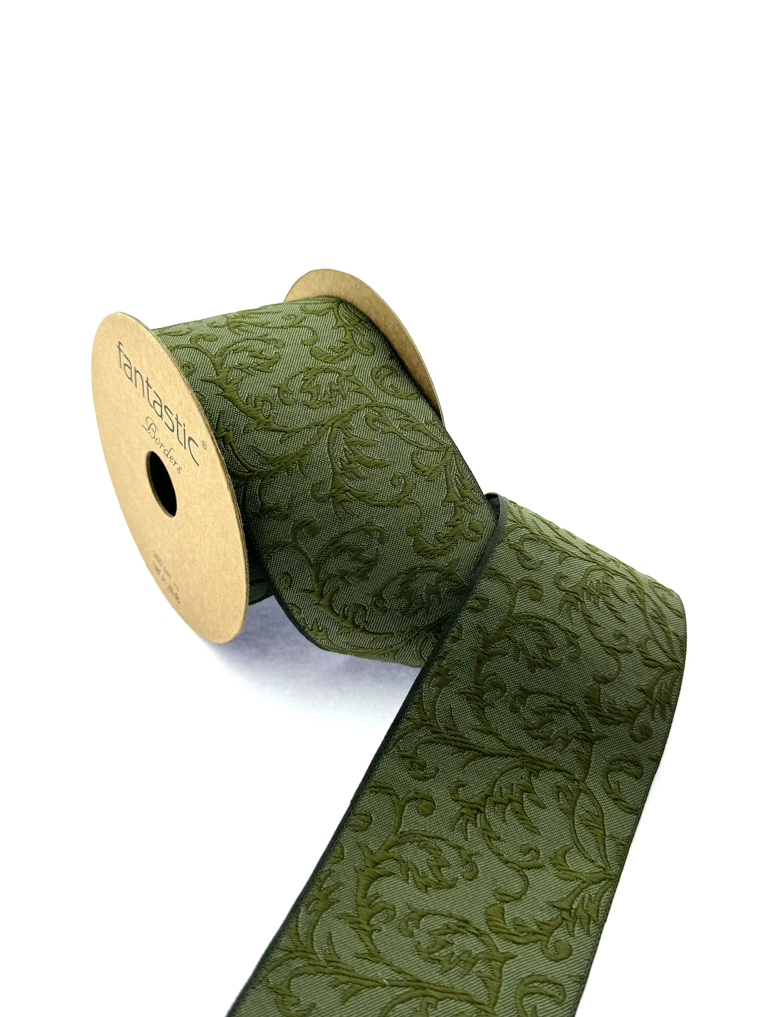 Designer Trim by the Yard, 2.75 inch Drapery Trim Tape for Curtains and Pillows, Decorative Jacquard Border Ribbon Trim, 70212